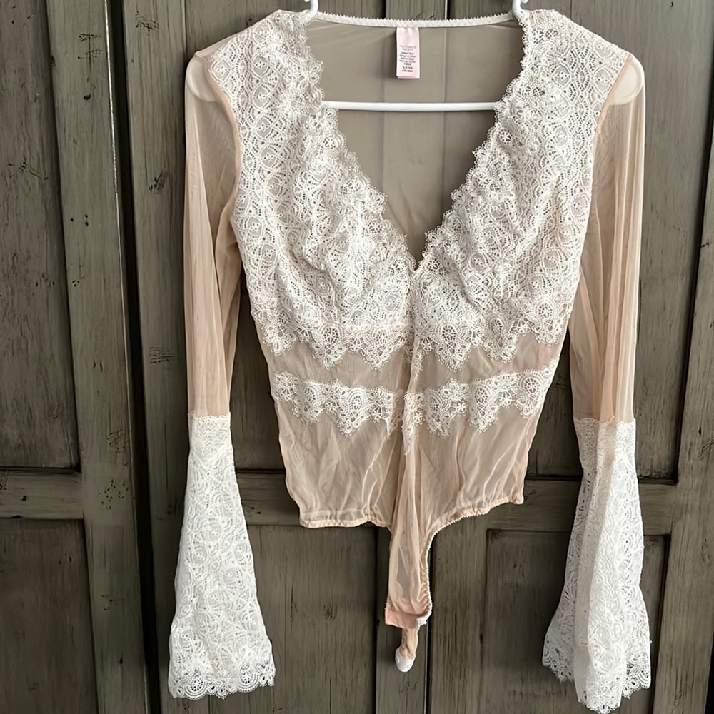 Victoria Secret Lace and sheer bodysuit